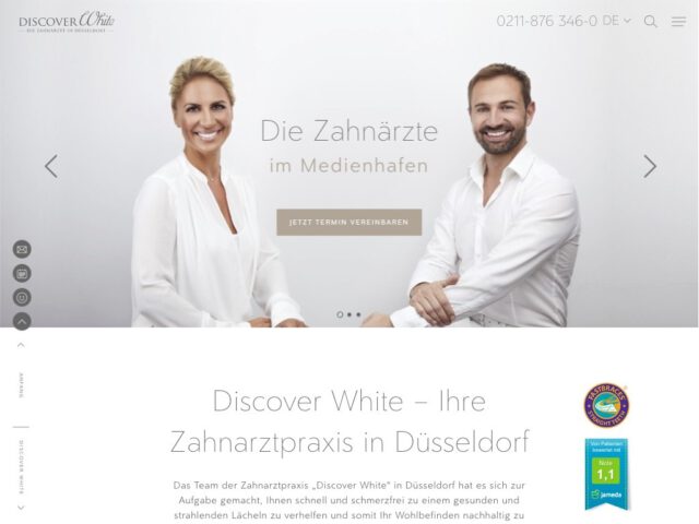 Discover White - Die Zahnärzte im düsseldorfer Medienhafen